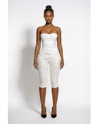 LemonLunar - The Flora Lace Capri Pants - Lyst