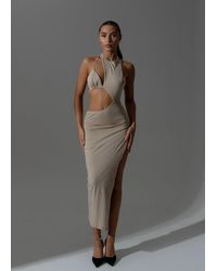 LemonLunar - The Cut Out Midi Dress - Lyst