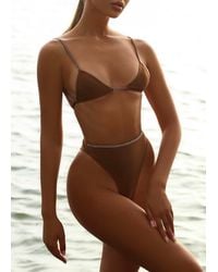LemonLunar - The Diamante Bandage Bikini High Rise - Lyst