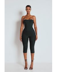 LemonLunar - The Yasmin Bandage Capri Pants Deep - Lyst