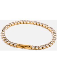 LemonLunar - 18K Plated Tennis Bracelet Certí X Lemonlunar - Lyst