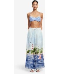 LEO LIN - Jamie Wide Leg Pants - Lyst