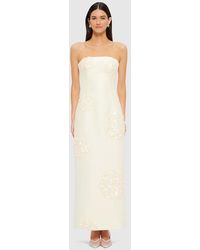 LEO LIN - Rayna Embellished Bustier Maxi Dress - Lyst