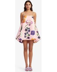 LEO LIN - Patsy Embellished Puff Mini Dress - Lyst