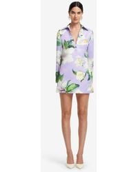 LEO LIN - Acacia Shirt Mini Dress - Lyst