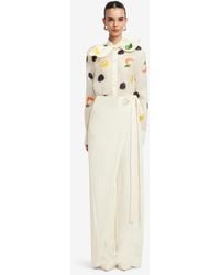 LEO LIN - Cora Bow Blouse - Lyst