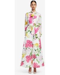 LEO LIN - Freya Tie Neck Silk Blouse - Lyst