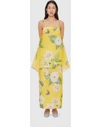LEO LIN - Jing Maxi Skirt - Lyst