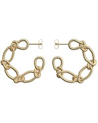 Les Georgettes - Boucles d'oreilles Cordage - Lyst