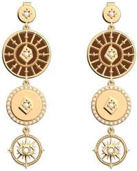 Les Georgettes - Boucles d'oreilles Astrale Pampille - Lyst