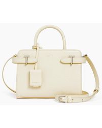 Le Tanneur - Kleine Handtasche Emilie Aus Genarbtem Leder Mit Trageriemen - Lyst