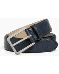 Le Tanneur - Belt With Rectangular Buckle - Lyst