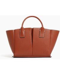Le Tanneur - Kleine Handtasche Elena Aus Genarbtem Leder - Lyst