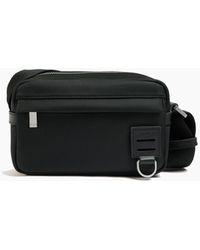 Le Tanneur - Kleine Umhängetasche Basile Aus Nylongewebe Und Glattleder - Lyst