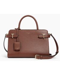 Le Tanneur - Mittelgroße Handtasche Emilie Aus Genarbtem Leder - Lyst