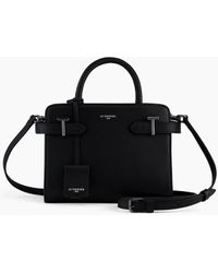 Le Tanneur - Kleine Handtasche Emilie Aus Genarbtem Leder Mit Trageriemen - Lyst
