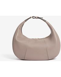 Le Tanneur - Kleine Hobo-Tasche Juliette Aus Genarbtem Leder - Lyst