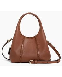 Le Tanneur - Mini-Handtasche Juliette Aus Genarbtem Leder Mit Naht-Details - Lyst