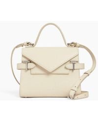 Le Tanneur - Kleine Handtasche Emilie Aus Genarbtem Leder Mit Doppelklappe - Lyst