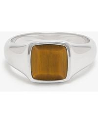 Common Lines - Tiger Eye Ring - Lyst