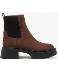 COACH - Leah Platform Chelsea Boots - Lyst