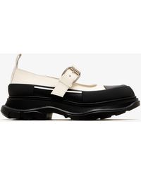 McQueen - Thread Slick Mary Jane Shoes - Lyst