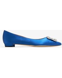 Manolo Blahnik - Hangisi Ballerina Flats - Lyst
