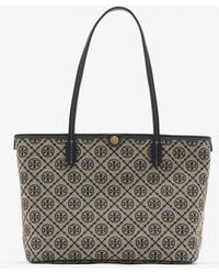 Tory Burch - T Monogram Small Zip Tote Bag - Lyst