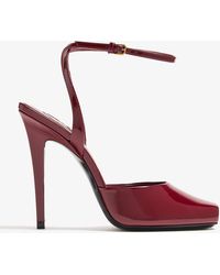 Saint Laurent - Scandale Heel Sandals - Lyst