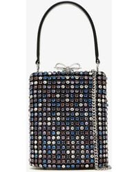 Self-Portrait - Multi Crystal Chainmail Mini Bag - Lyst