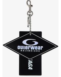 Balenciaga - Logo Keyring Charm - Lyst
