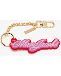Marc Jacobs - The Cursive Logo Bag Charm - Lyst