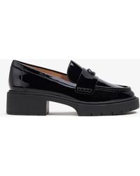 COACH - Leah Leather Chunky Loafers - Lyst
