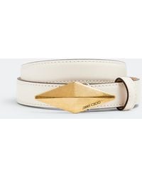 Jimmy Choo - Diamond Clasp Belt - Lyst