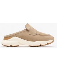 Tod's - Runner Suede Mules - Lyst