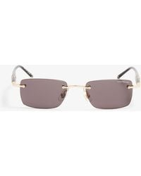 Montblanc - Rectangular Sunglasses - Lyst
