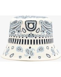 Ferragamo - Arabesque Print Bucket Hat - Lyst