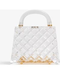 L'afshar - Eva Diamond Cut Bag - Lyst