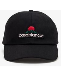 CASABLANCA - Montagne-Embroidered Patch Cap - Lyst