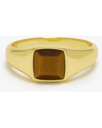 Common Lines - Tiger Eye Ring - Lyst