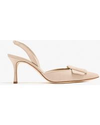 Manolo Blahnik - Maysli Slingback Pumps - Lyst