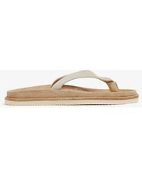 Brunello Cucinelli - Suede Flip Flops - Lyst