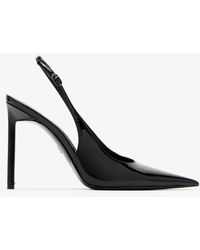 Sam Edelman - Tegan Patent-Finish Slingback Pumps - Lyst