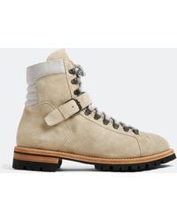 Eleventy - Suede Lace-Up Boots - Lyst
