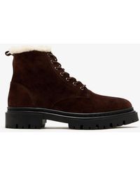 STAUD - Henry Combat Boots - Lyst