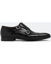 Magnanni - Leather Monk Strap Shoes - Lyst