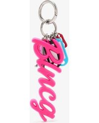 Balenciaga - Hourglass Soft Big Souvenirs Keyring - Lyst