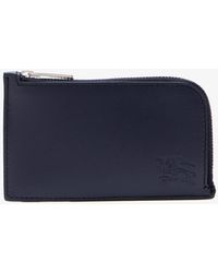 Burberry - Pop Check Zip Card Case​ - Lyst