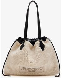 Jimmy Choo - Drawstring Medium Tote Bag - Lyst