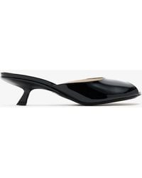 Mugler - Peep-Toe Mules - Lyst